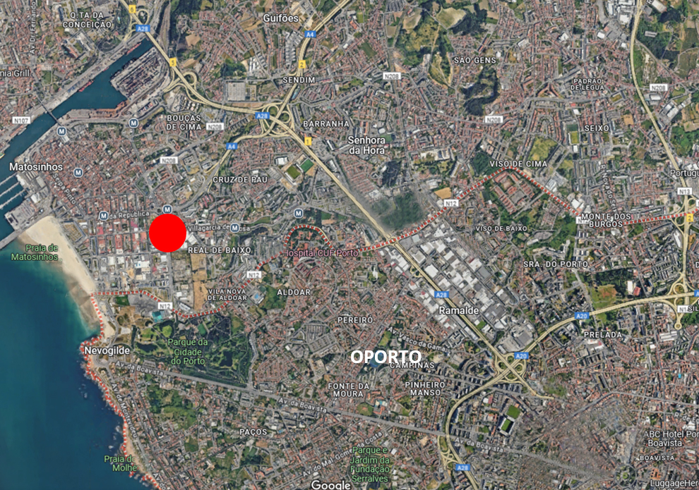 S85 — Solar en Avda Villagarcia de Arosa, Matosinhos, Distrito Oporto