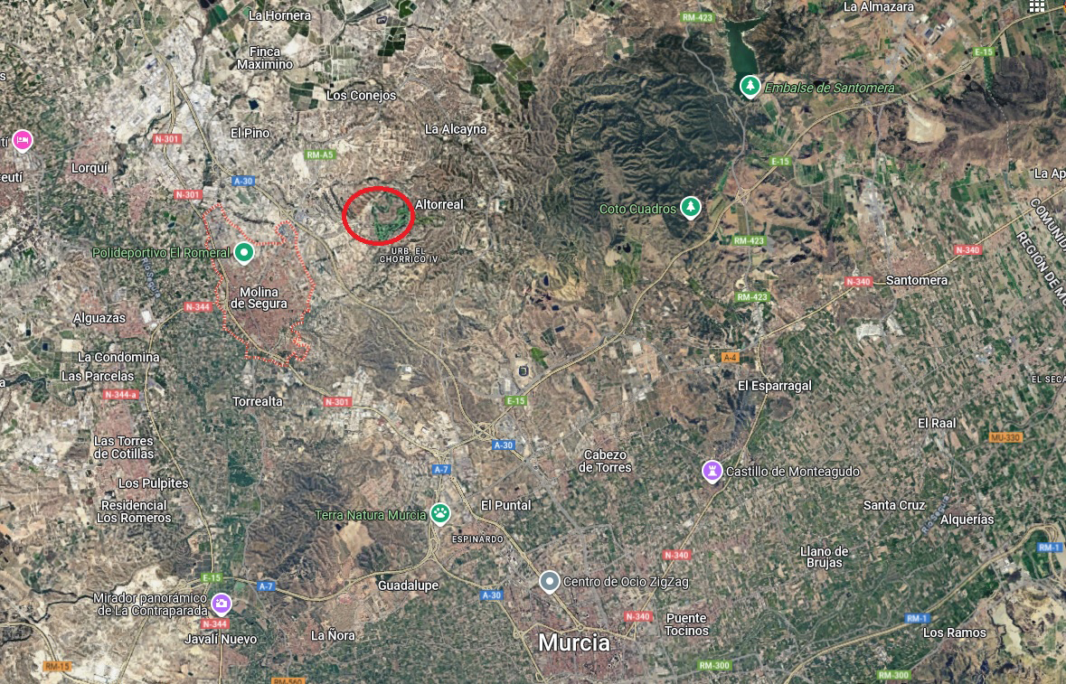 L74.14 — Garaje en superficie en Residencial Green Urbis Fase 4 (Altorreal, Molina de Segura, Murcia)