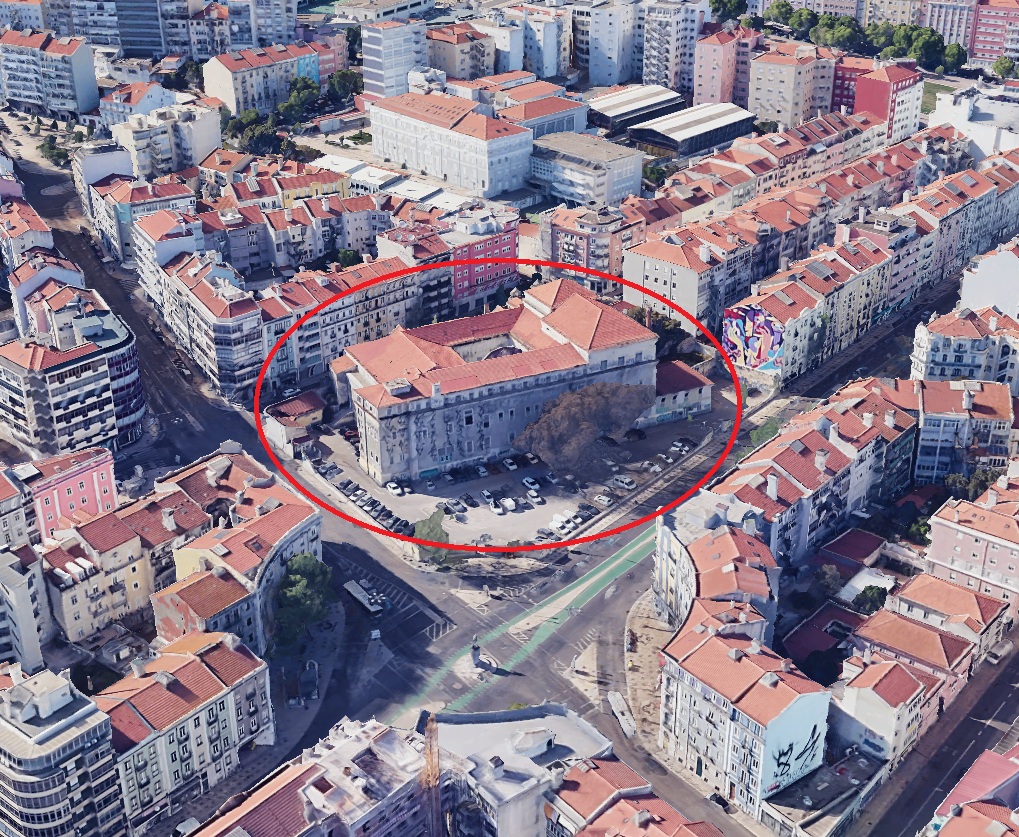 S87 — Built plot in Praça do Chile, Av Almirante Reis, Arroios, Lisbon 