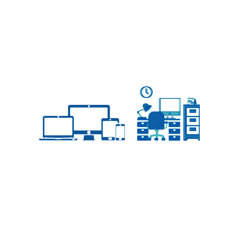 Lote de aplicaciones informáticas, equipos informáticos y mobiliario