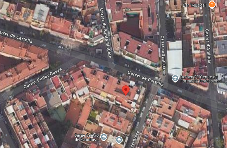 50% plaza de aparcamiento nº 31 en C/Cartella 79 y C/Greco 2 de Barcelona. Participación indivisa de la FR 6529 RP Barcelona nº 23