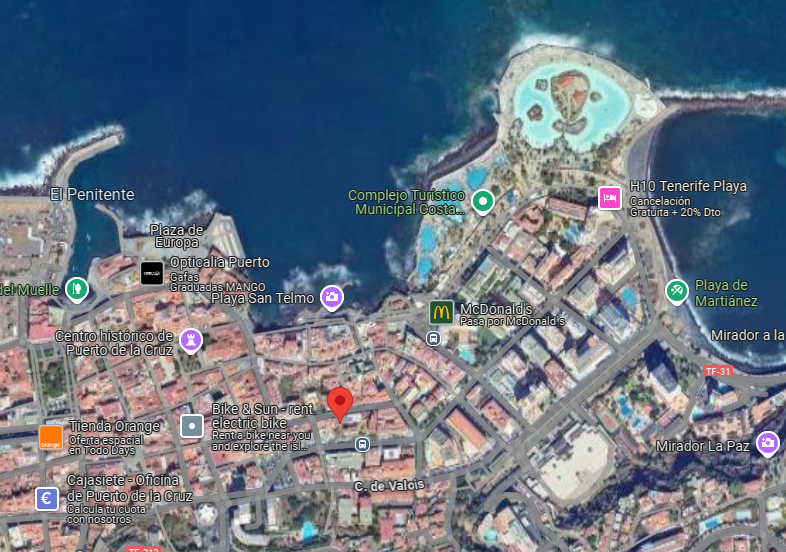 16.67% of the commercial premises on Iriarte Street, Puerto de la Cruz, (Santiago de Tenerife). FR 9767 RP Puerto de la Cruz