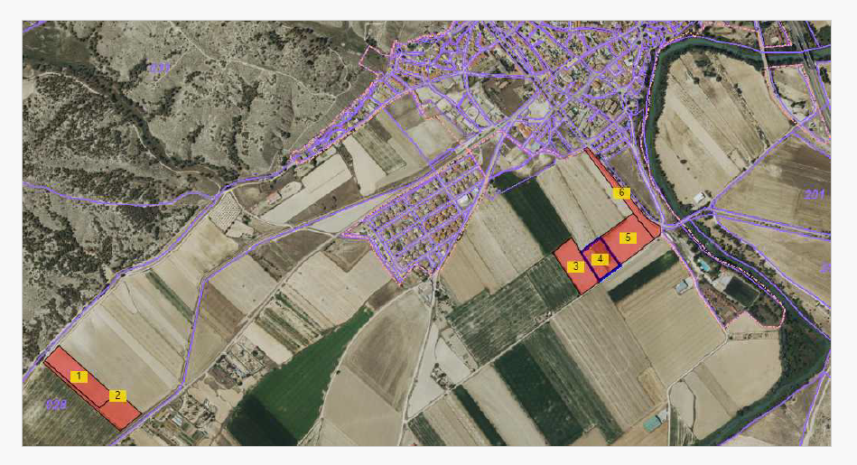 Lote compuesto por 5 fincas rústicas en Fuentidueña de Tajo (Madrid). FR 5607, 5611, 5816, 5948 y 6897 del RP de Arganda del Rey nº 1