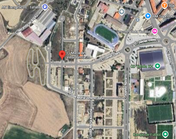 Parcela U.B.5.25 de la Unidad de Ejecución Ar-2 del Plan Municipal de Tafalla. FR 20660 RP Tafalla