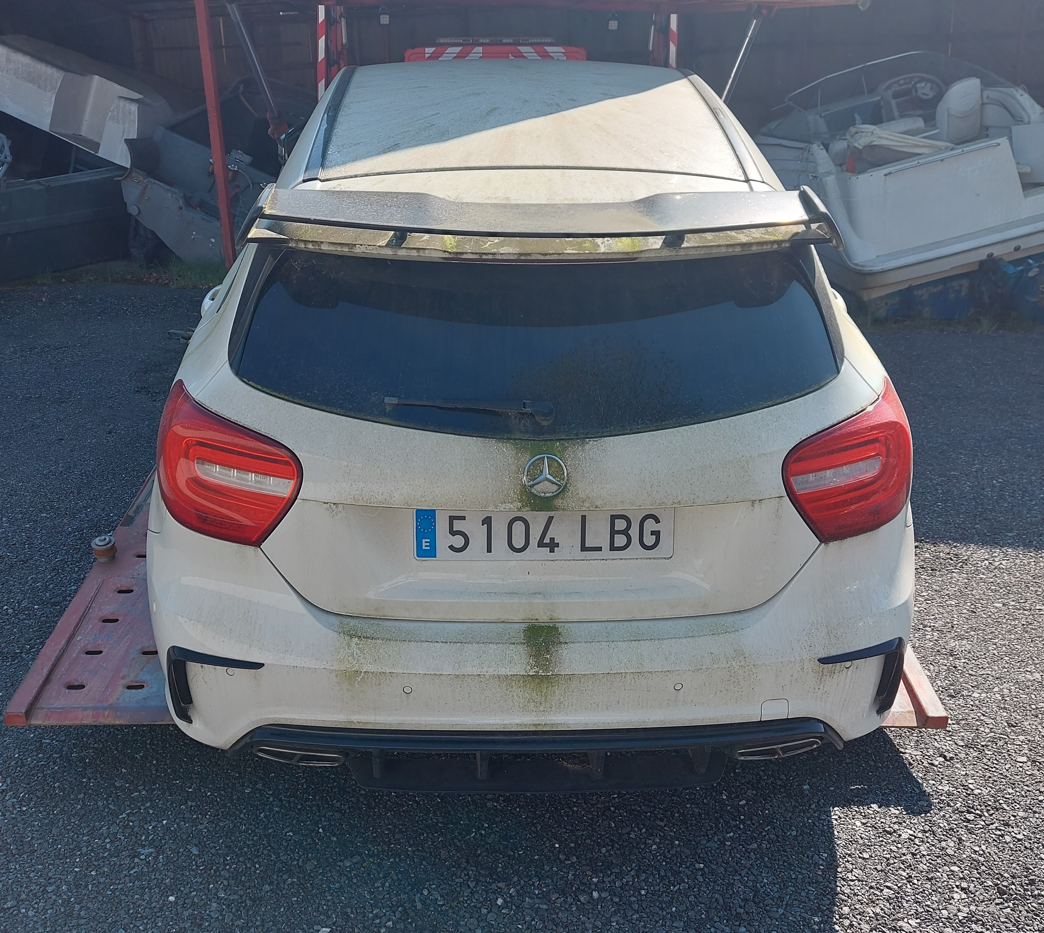 Vehículo Mercedes A45 AMG 4 MATIC matrícula 5104-LBG
